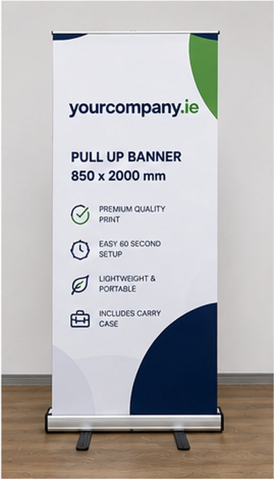 Pull Up Banner 850 × 2000 mm | Free Delivery | Premium Quality