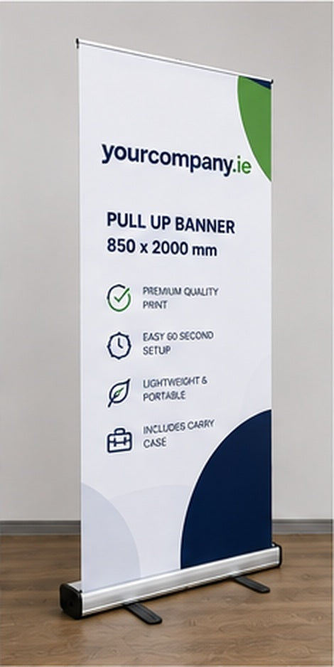 Pull Up Banner 850 × 2000 mm | Free Delivery | Premium Quality