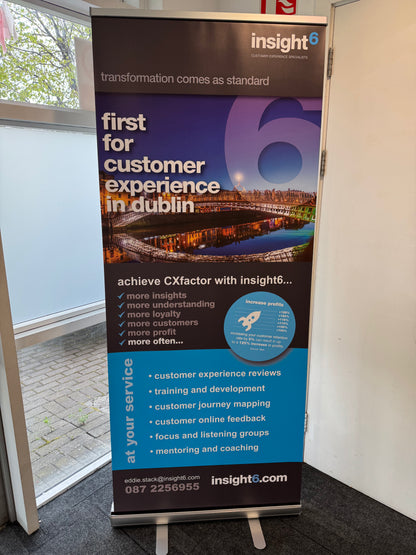 Pull Up Banner 850 × 2000 mm | Free Delivery | Premium Quality
