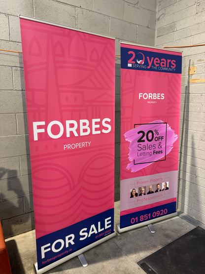 Pull Up Banner 850 × 2000 mm | Free Delivery | Premium Quality